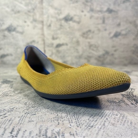 Rothy's 'The Point' Marigold Yellow Pointed Toe Flats - Picture 2 of 11